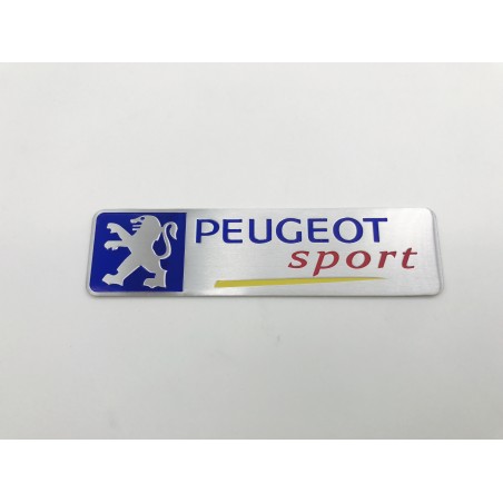 Placa ALUMINIO PEUGEOT SPORT