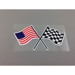 Bandera Usa y Bandera Start