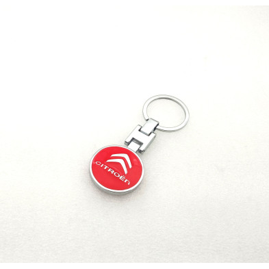 Llavero CITROEN rojo metalico Perfecto para regalo!
