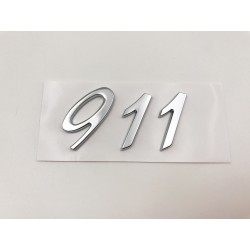Letras porsche 911 cromadas