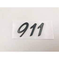 Emblema 911 Negro Porsche