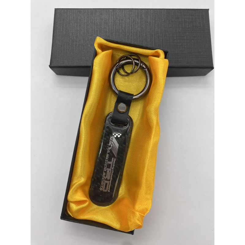 LLAVERO de CARBONO con LOGO TOYOTA TRD Perfecto para regalo!