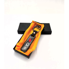 LLAVERO DE CARBONO CON LOGO AUDI Q5 Perfecto para regalo!