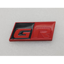 EMBLEMA TOYOTA GR rojo y negro Perfecto para regalo!