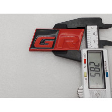 EMBLEMA TOYOTA GR rojo y negro Perfecto para regalo!