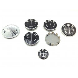 Set 7 EMBLEMAS BMW Negro