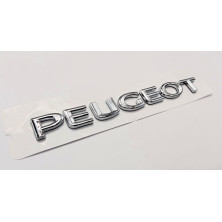 Emblema logo trasero letras PEUGEOT cromado