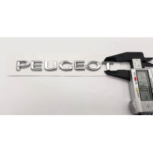 Emblema logo trasero letras PEUGEOT cromado