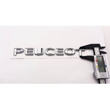 Emblema logo trasero letras PEUGEOT cromado