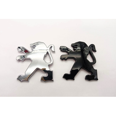 Emblema logo PEUGEOT cromado
