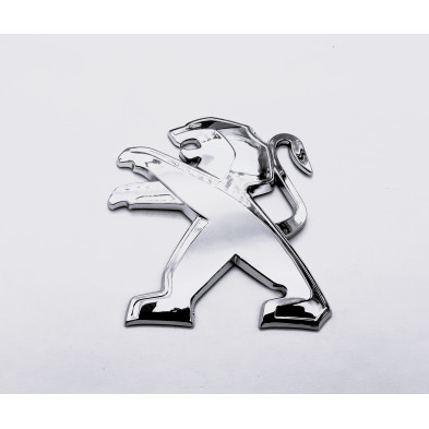 Emblema logo PEUGEOT cromado