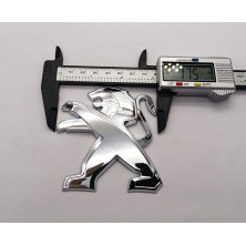 Emblema logo PEUGEOT cromado