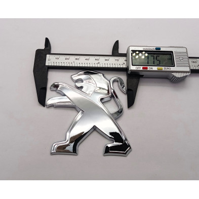 Emblema logo PEUGEOT cromado