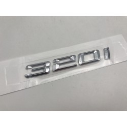 EMBLEMA TRASERO LETRAS BMW SERIE 3 320i CROMADAS