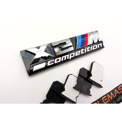 EMBLEMA PARRILLA BMW X2 COMPETITION PLATA