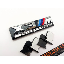 EMBLEMA PARRILLA BMW X3 COMPETITION PLATA