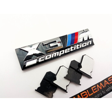 EMBLEMA PARRILLA BMW X3 COMPETITION PLATA
