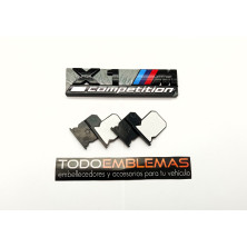 EMBLEMA PARRILLA BMW X1 COMPETITION NEGRO