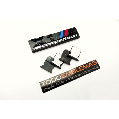 EMBLEMA PARRILLA BMW X1 COMPETITION NEGRO