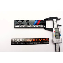 EMBLEMA PARRILLA BMW X1 COMPETITION NEGRO