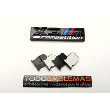 EMBLEMA PARRILLA BMW X3 COMPETITION NEGRO