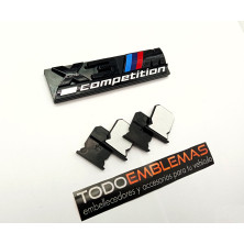EMBLEMA PARRILLA BMW X3 COMPETITION NEGRO
