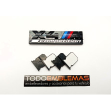 EMBLEMA PARRILLA BMW X4 COMPETITION NEGRO