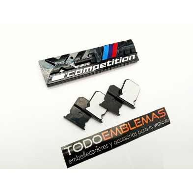 EMBLEMA PARRILLA BMW X4 COMPETITION NEGRO