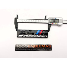 EMBLEMA PARRILLA BMW X4 COMPETITION NEGRO