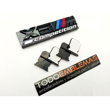 EMBLEMA PARRILLA BMW X5 COMPETITION NEGRO