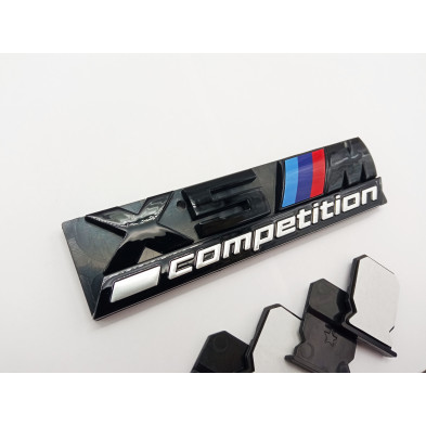 EMBLEMA PARRILLA BMW X5 COMPETITION NEGRO