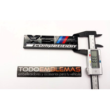 EMBLEMA PARRILLA BMW X5 COMPETITION NEGRO