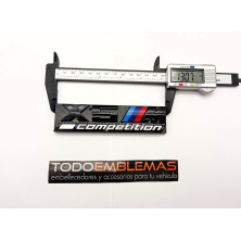 EMBLEMA PARRILLA BMW X5 COMPETITION NEGRO