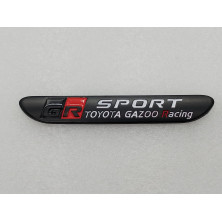 EMBLEMA TOYOTA gazoo racing SPORT GR negro mate Perfecto para regalo!