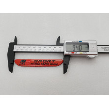 EMBLEMA TOYOTA gazoo racing SPORT GR rojo mate Perfecto para regalo!