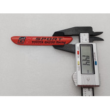 EMBLEMA TOYOTA gazoo racing SPORT GR rojo mate Perfecto para regalo!
