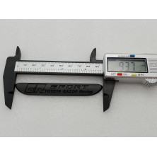 EMBLEMA TOYOTA gazoo racing SPORT GR negro mate Perfecto para regalo!