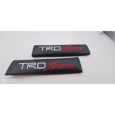 JUEGO DE 2 CUBRECINTURONES TRD SPORTS CARBONO