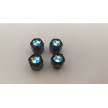 Tapones de valvulas negros con antirrobo BMW