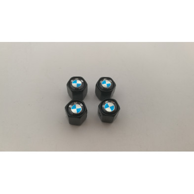Tapones de valvulas negros con antirrobo BMW