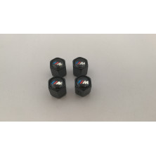 Tapones de valvulas negros con antirrobo BMW M
