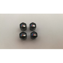 Tapones de valvulas negros con antirrobo BMW M