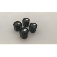 Tapones de valvulas negros con antirrobo BMW M