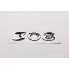 Emblema logo trasero letras PEUGEOT 308