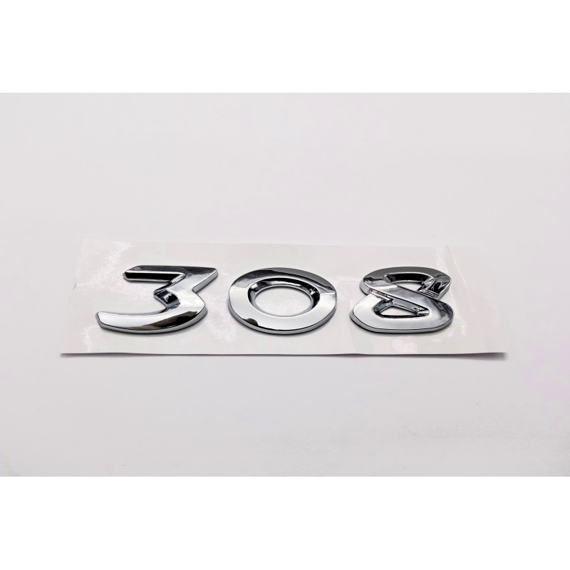 Emblema logo trasero letras PEUGEOT 308