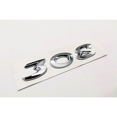 Emblema logo trasero letras PEUGEOT 308