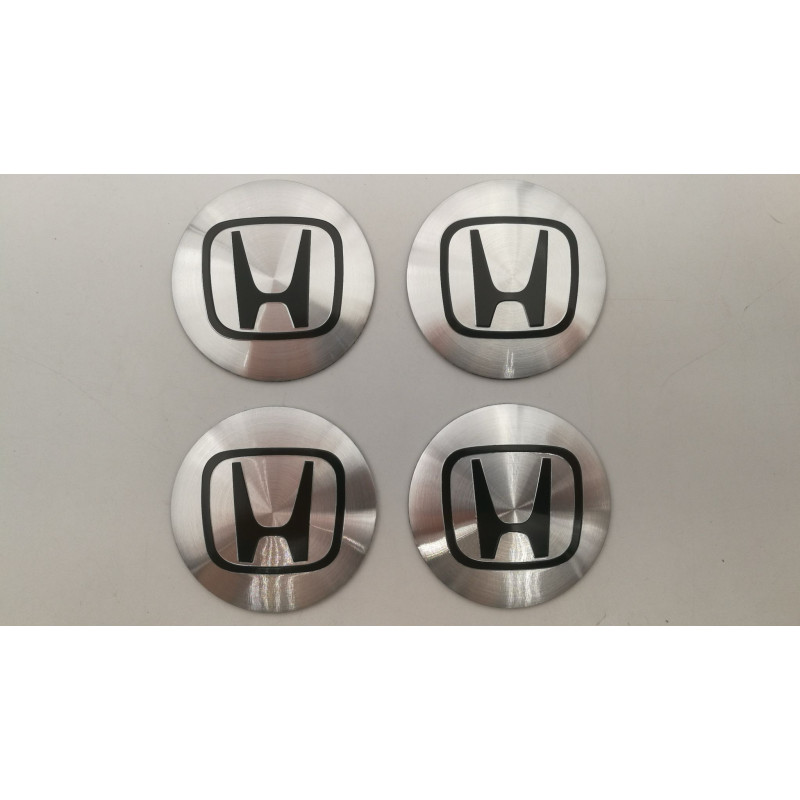 Chapas de centro de rueda Honda plata 56mm