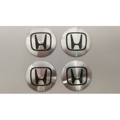 Chapas de centro de rueda Honda plata 56mm