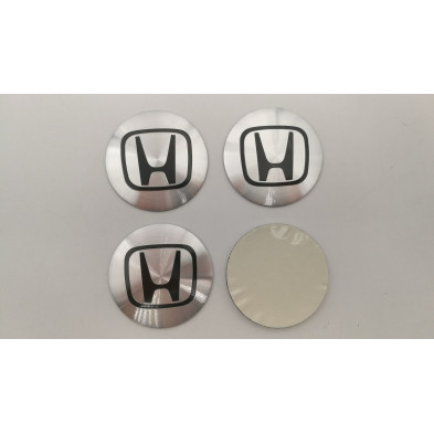 Chapas de centro de rueda Honda plata 56mm