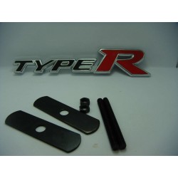 EMBLEMA PARRILLA HONDA TYPE R  Negro y Rojo